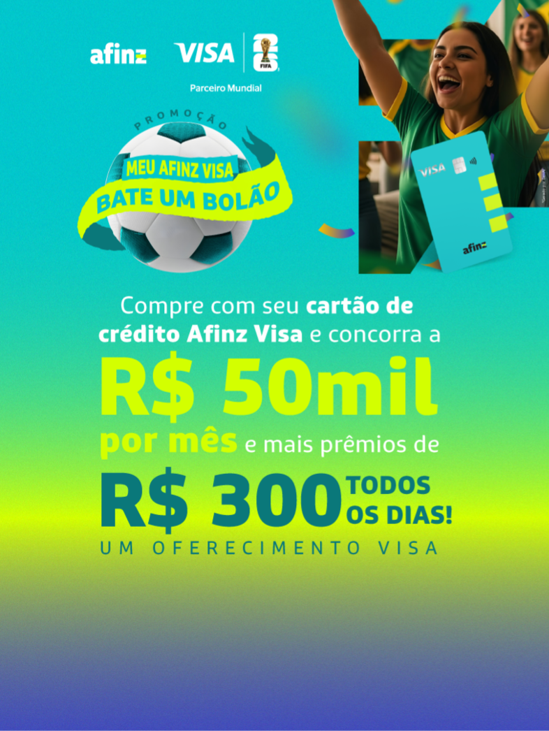 Promoção Afinz Visa